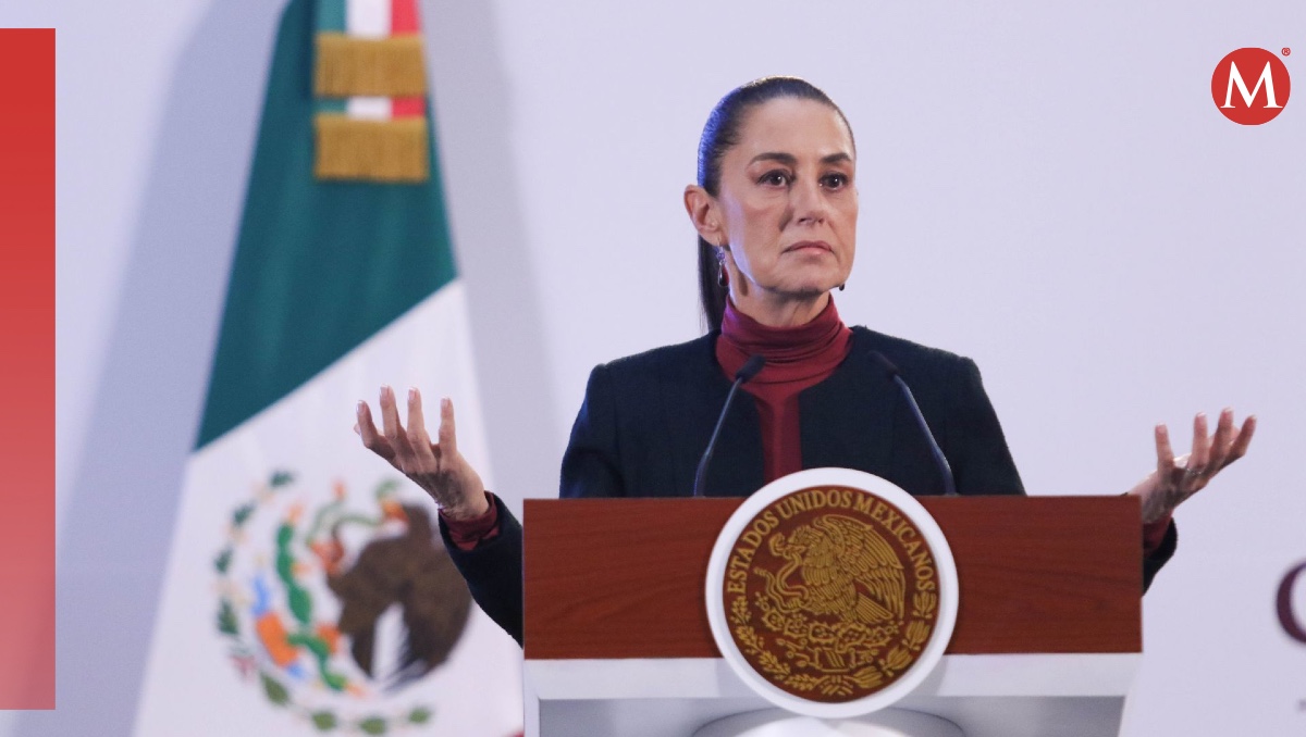 La mandataria durante su conferencia de prensa mañanera en Palacio Nacional. | Cuartoscuro