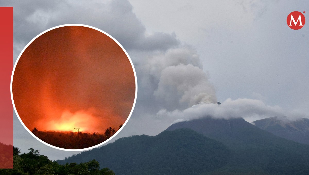 El volcán Lewotobi Laki Laki lanzó ceniza a 6 mil metros de altura. | AP
