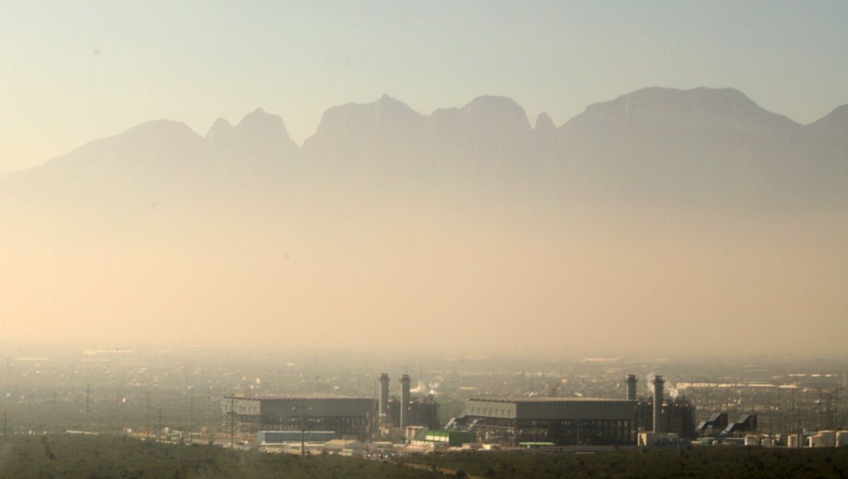 Contaminación en Monterrey lunes 4 Noviembre de 2024 / Roberto Alanís