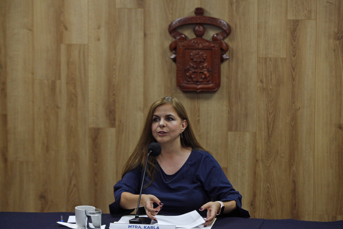 Karla Alejandrina Planter Pérez hizo su registro este martes. (Fernando Carranza)