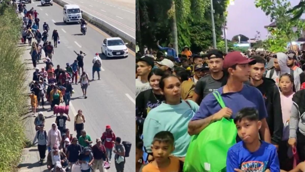 Las dos caravanas se reunirán y así avanzar hasta el centro del país. | Especial