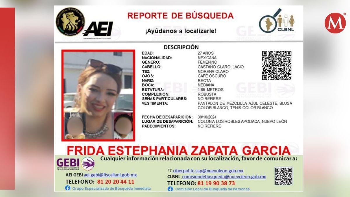 Reporte de búsqueda de  Frida Estephania Zapata Garcia / Especial