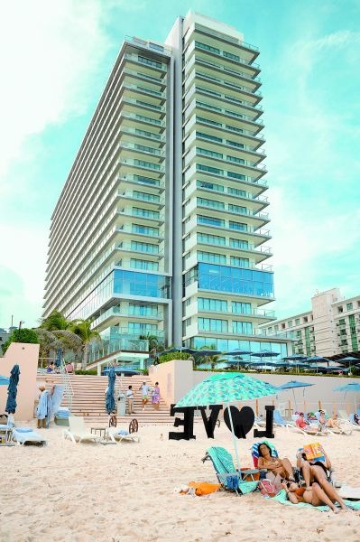 El resort Secrets The Vine en Cancún el 21 de septiembre de 2024. El hotel es uno de los muchos en los que se vende la membresía Unlimited Vacation