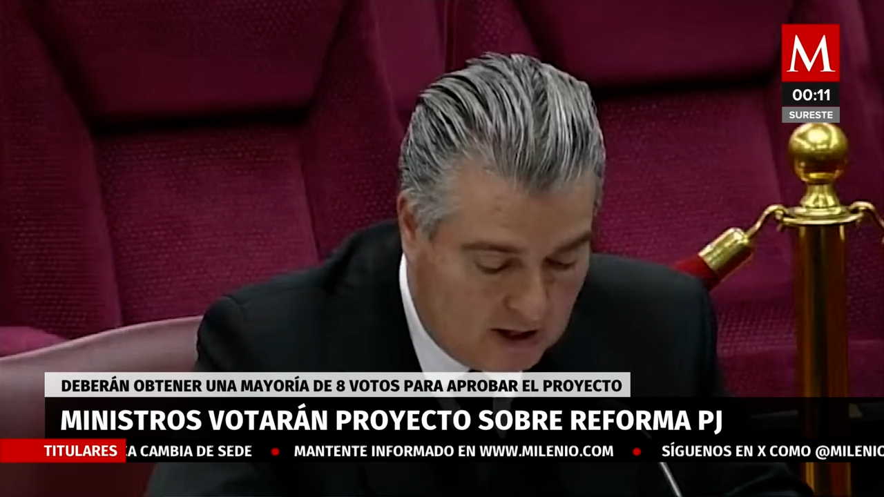 Suprema Corte analiza proyecto de González Alcántara sobre reforma judicial