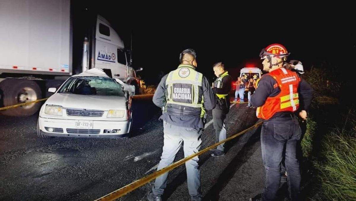 Elementos de la Guardia Nacional División Caminos realizaron las labores correspondientes. Especial