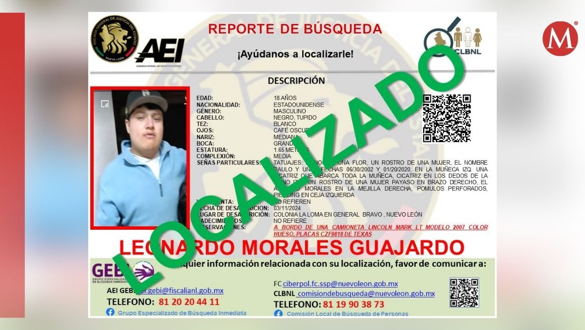 Se emiteron fichas de búsqueda para localizar a ambos jóvenes. Especial