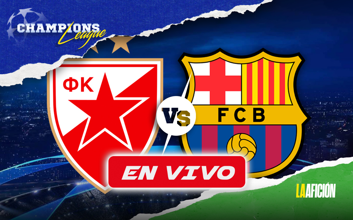 Estrella Roja vs Barcelona EN VIVO | Juego de Champions League HOY (La Afición)