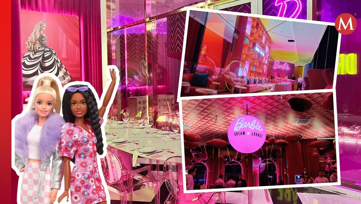 Así luce el primer restaurante Barbie Dream Lounge en Monterrey/ Astrid Hernandez