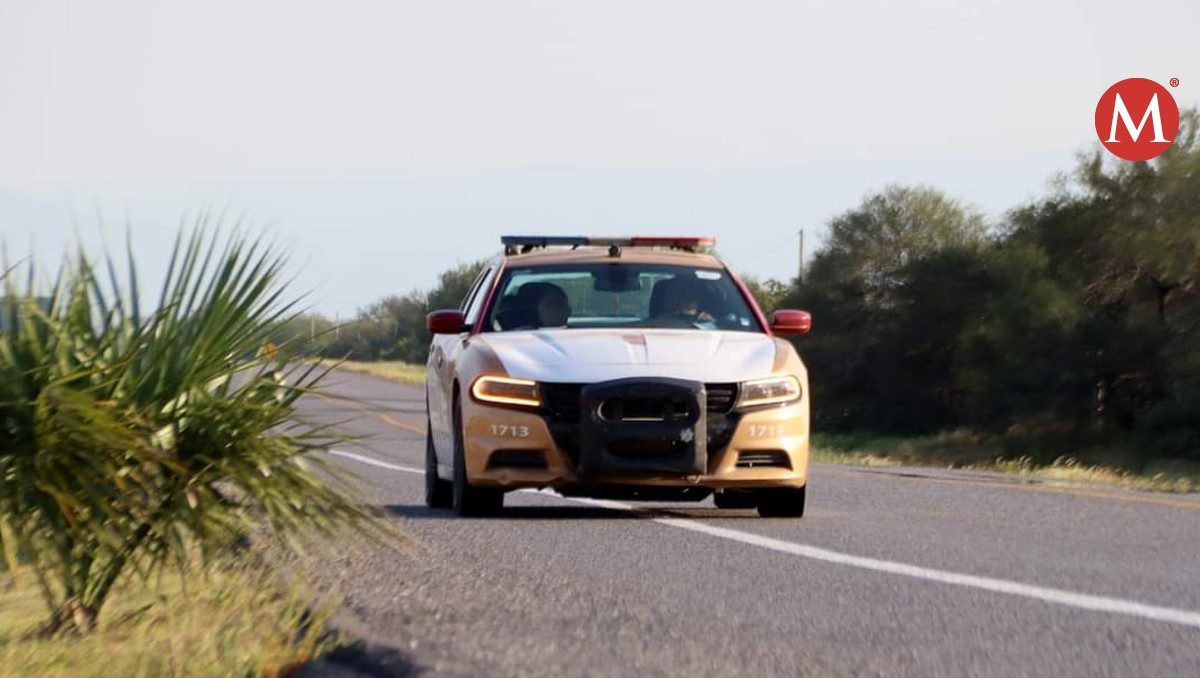 Patrullas de la Guardia Estatal en Tamaulipas.