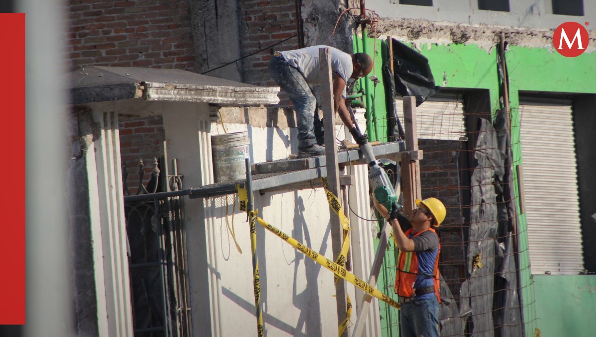 Trabajadores en el sector de la construcción en Tamaulipas. (Yazmín Sánchez)