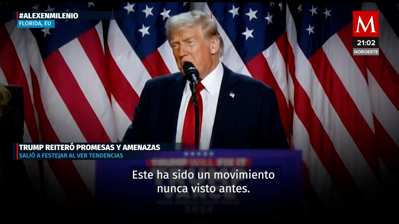 Festejos y reacciones tras el triunfo de Donald Trump en las elecciones