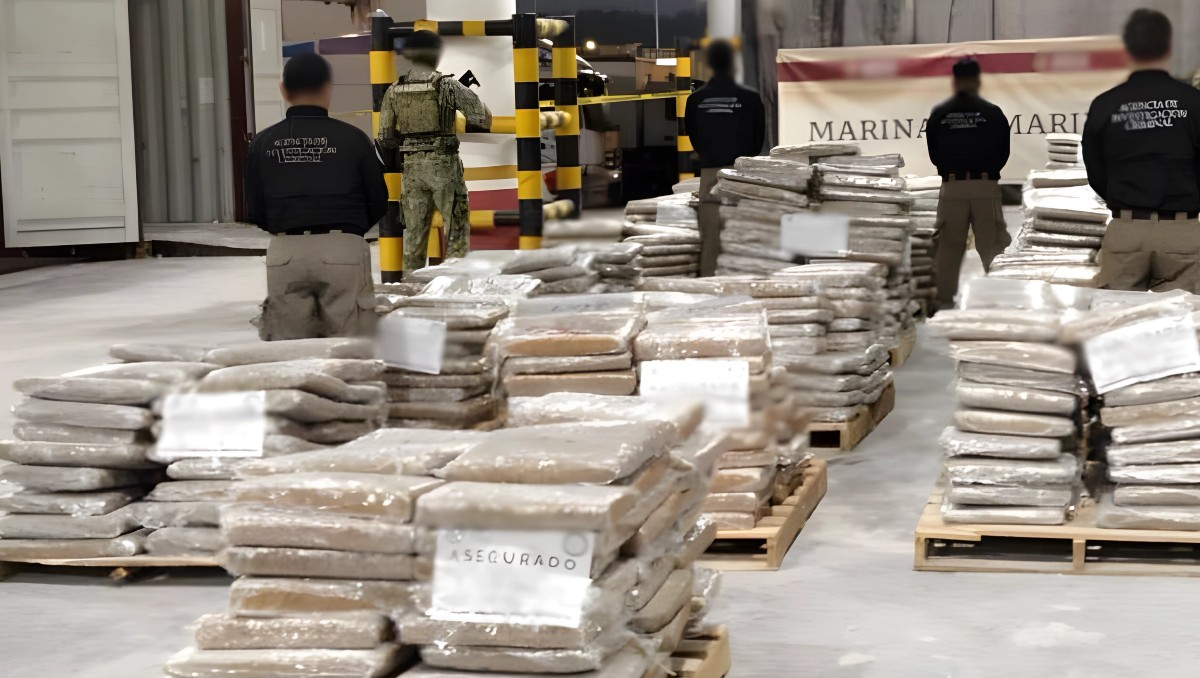 FGR y Semar decomisan cargamento de marihuana oculto en bases de yeso | Especial