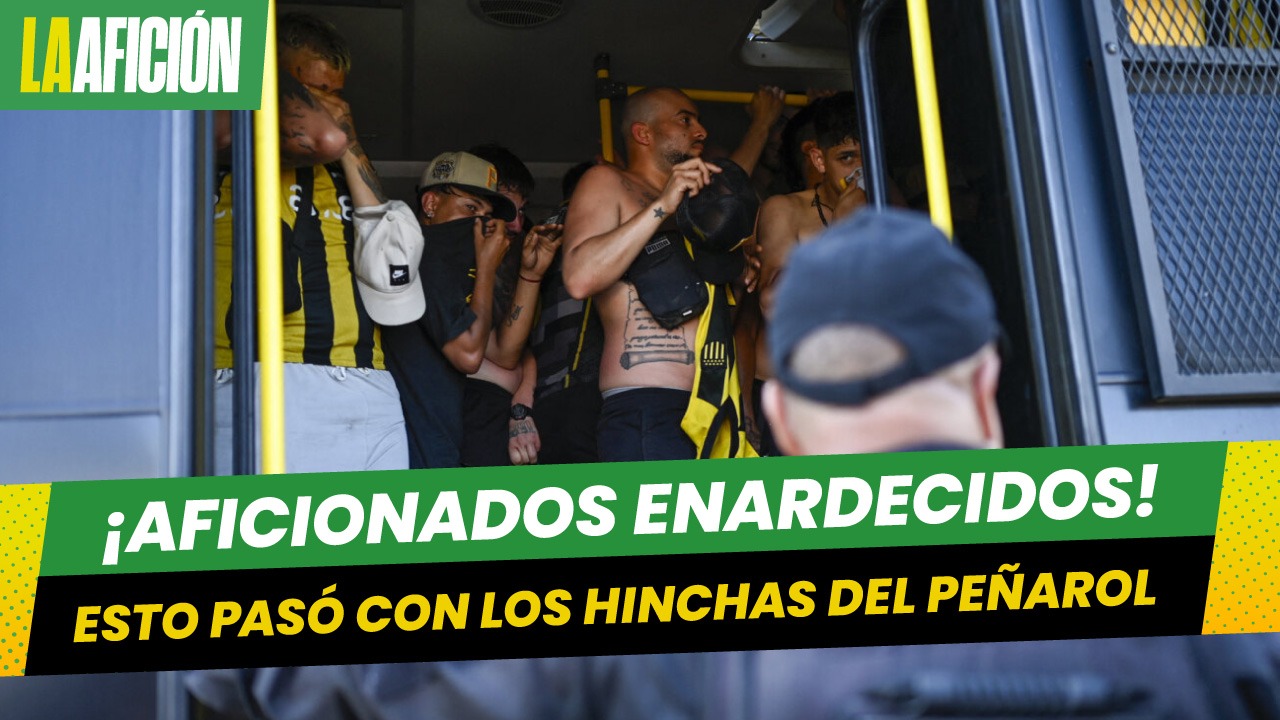 Hinchas del Peñarol son liberados tras ser detenidos por vandalismo en Río de Janeiro