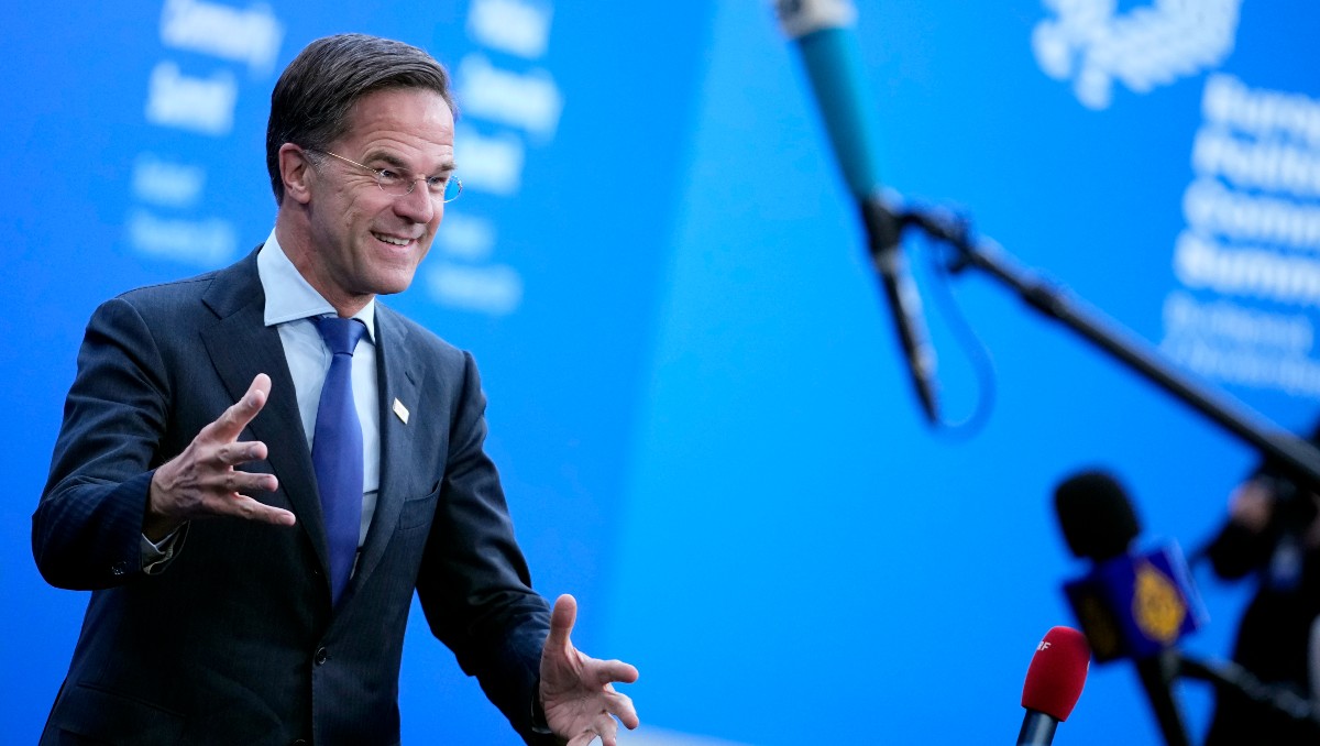 Mark Rutte en la Cumbre de la Comunidad Política Europea (CPE) en el Puskas Arena de Budapest, Hungría | AP