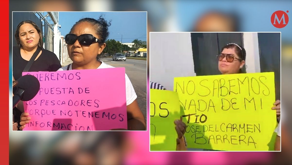 Los familiares indican que perdieron contacto con los pescadores y las autoridades no les notificaron. (Sandra Sosa)