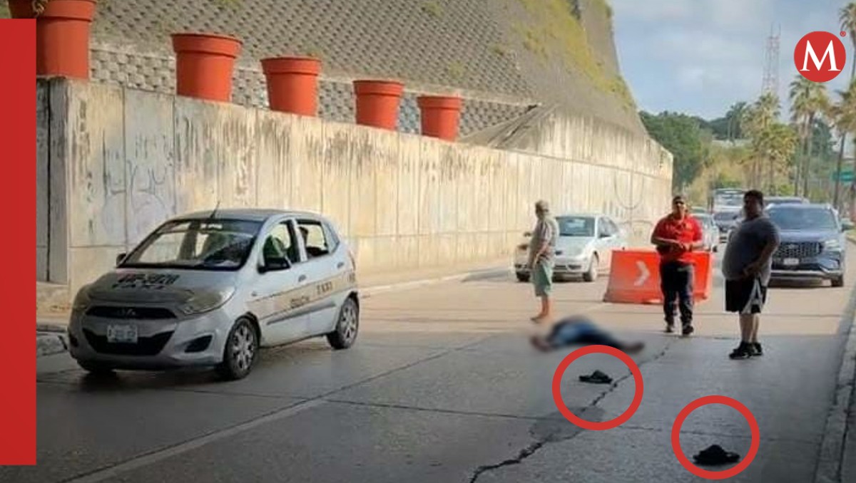 Hombre se tropieza, cae de Puente Tampico hacia el bulevar y sobrevive