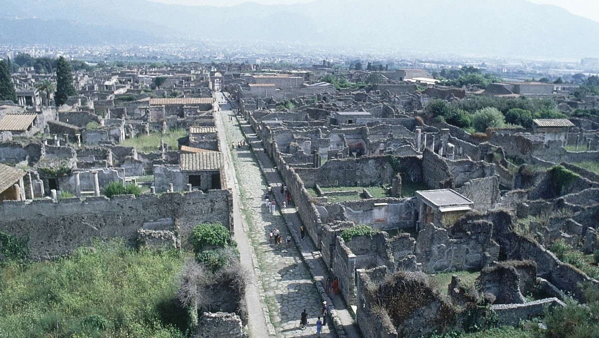 Una vista de Pompeya. | AP