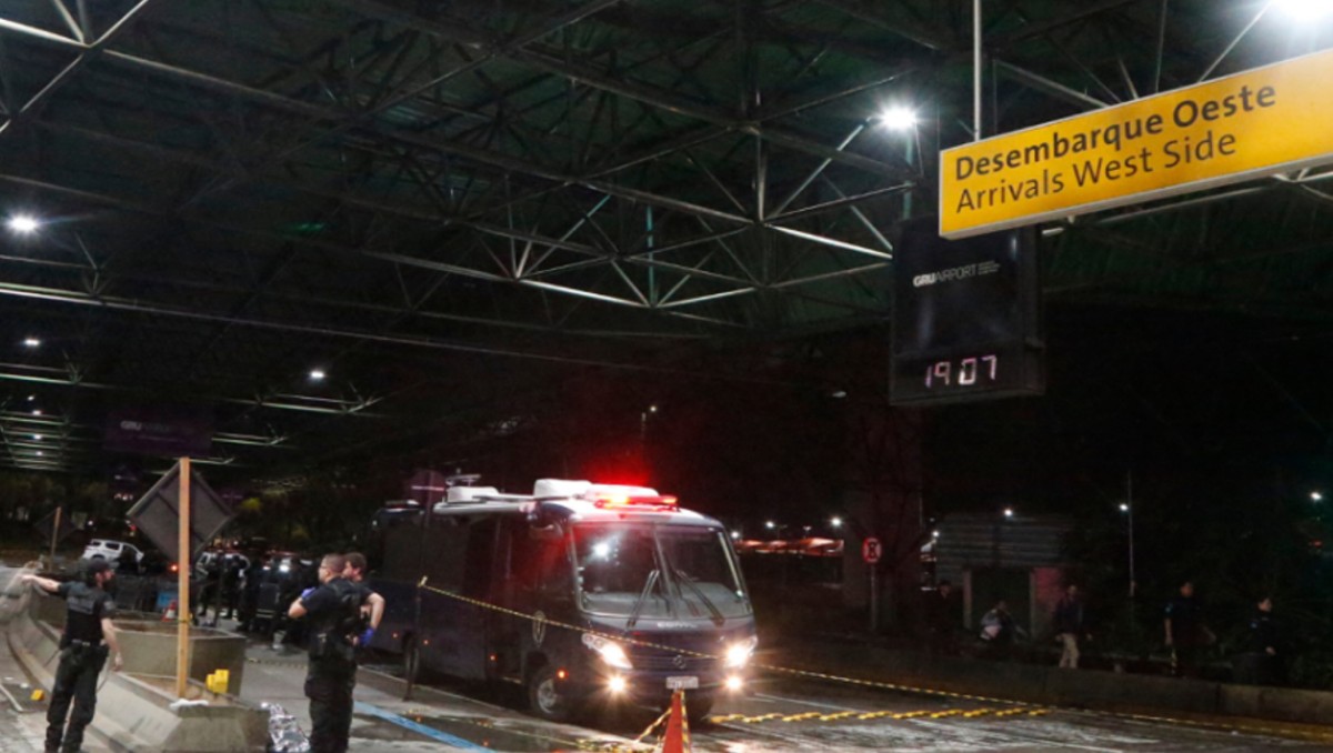 Asesinan a empresario en aeropuerto de Sao Paulo. | AFP