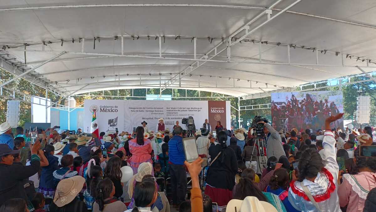 La presidenta estuvo presente en la comunidad de Los Frijoles (Especial)