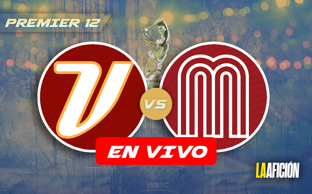 Venezuela vs México. EN VIVO huego de beisbol del Premier 12 2024 del WBSC (La Afición)