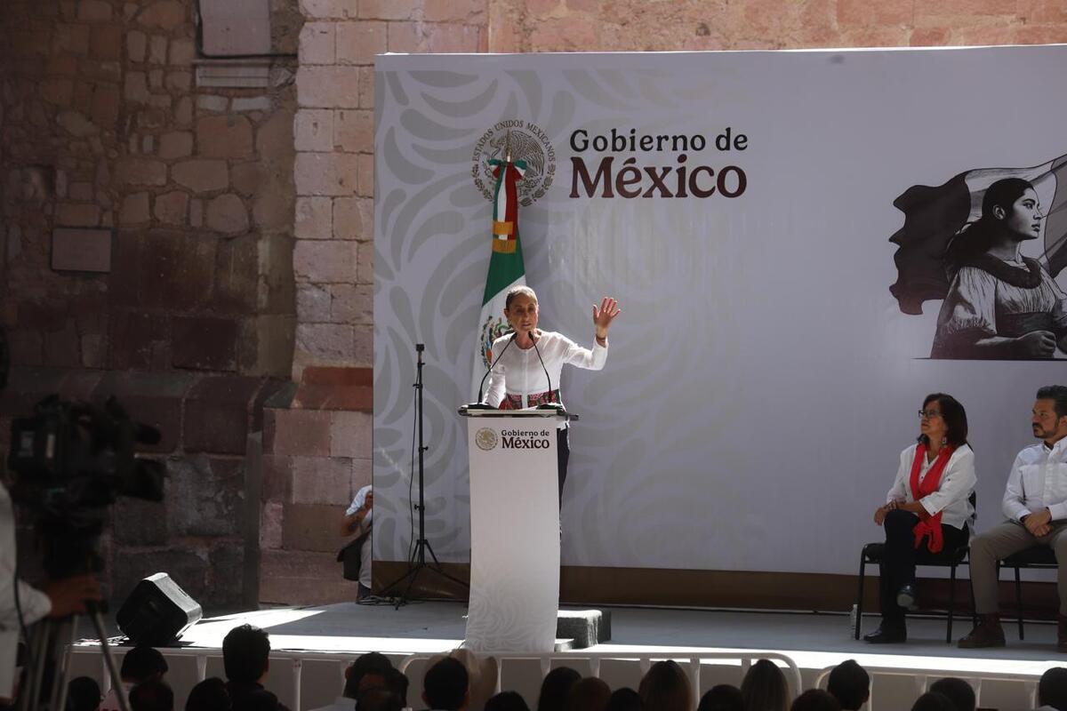 Claudia Sheinbaum defiende reforma al Poder Judicial. | Foto: Jorge Carballo.