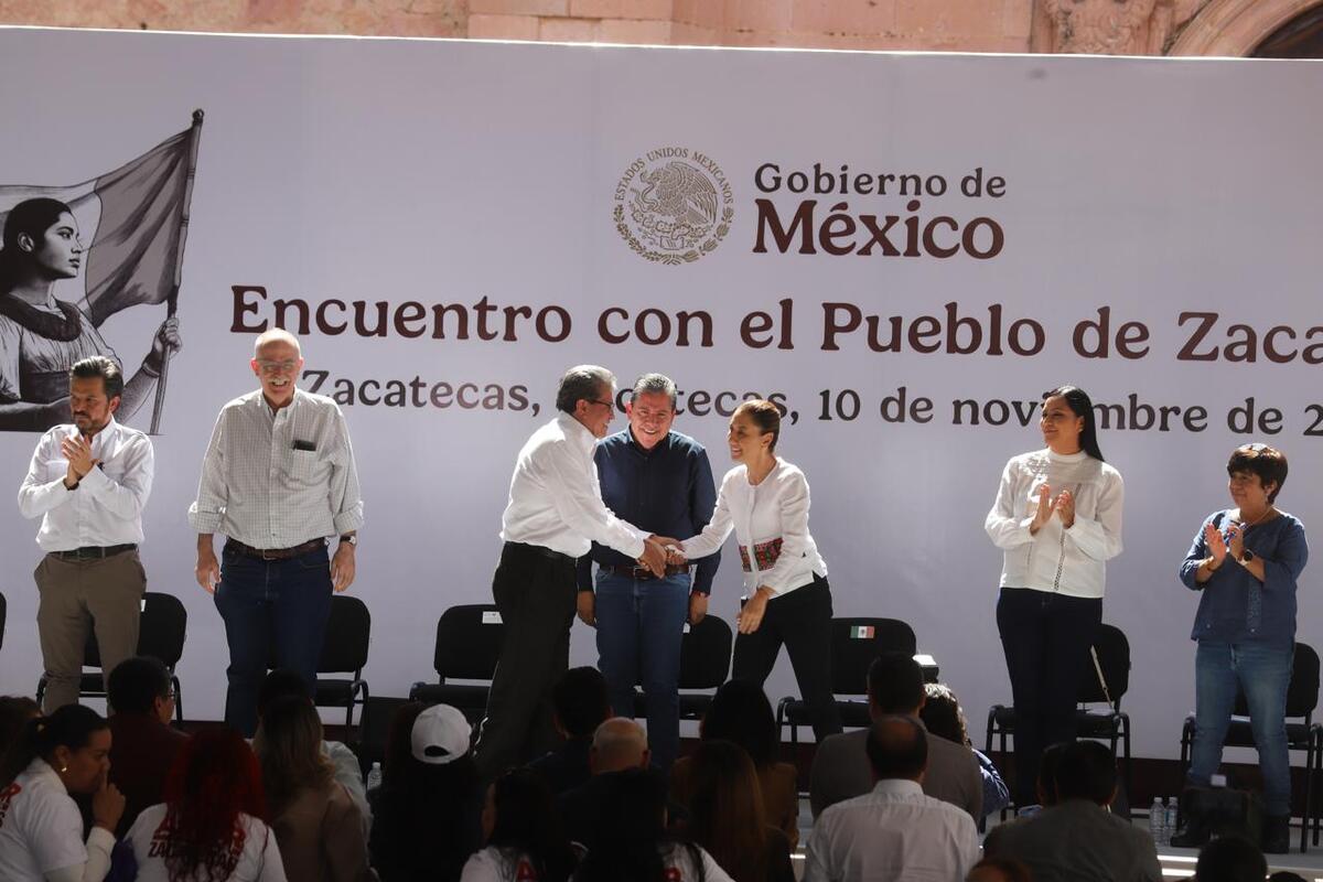Claudia Sheinbaum visita Zacatecas. | Foto: Jorge Carballo.