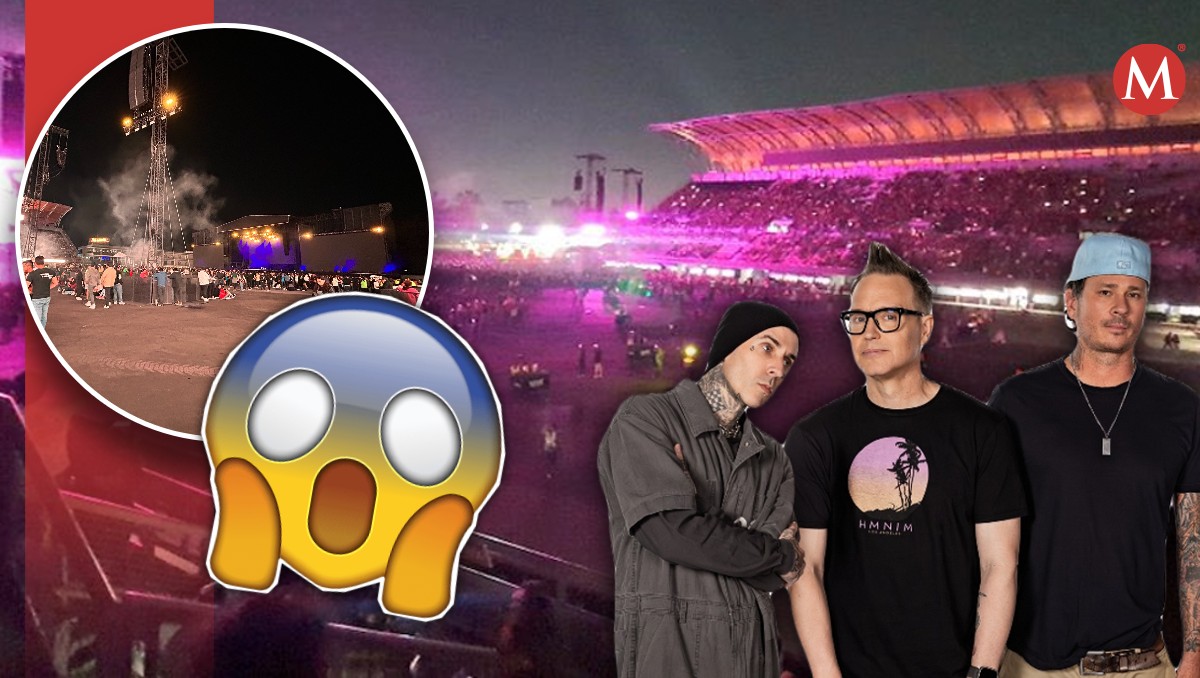 Fans de Blink-182 muestran Estadio GNP casi vacío durante su concierto