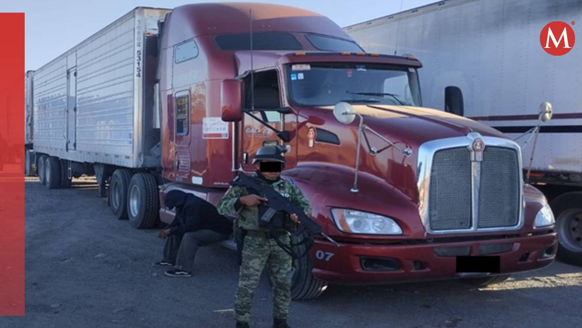 Las personas en condición migrante viajaba en un camión doble semirremolque (Especial)