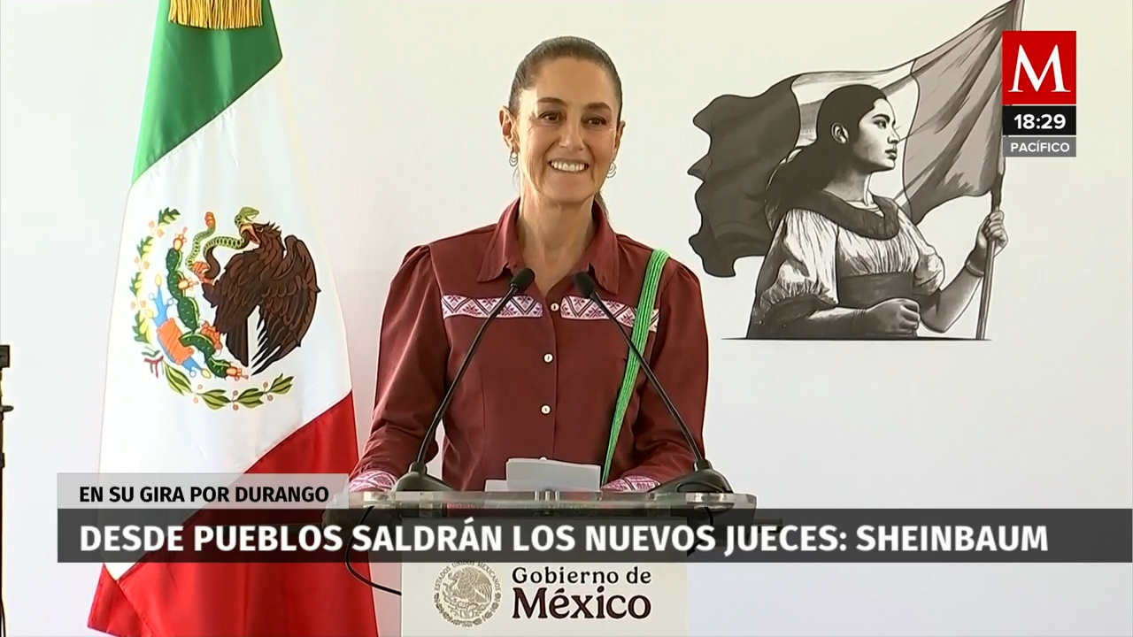 Presidenta Sheinbaum propone que nuevos jueces surjan desde los pueblos con la reforma judicial