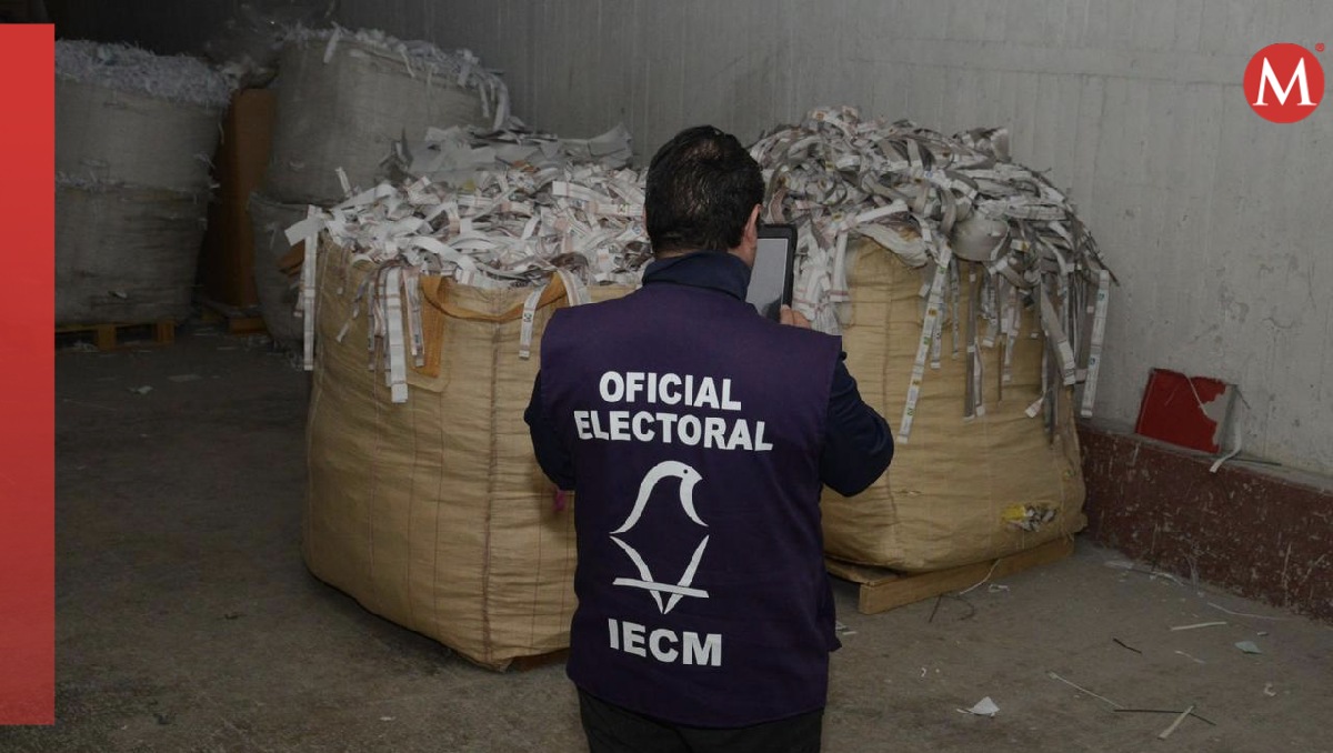 El IECM comenzó con la destrucción del material electoral que fue usado este año. | Especial