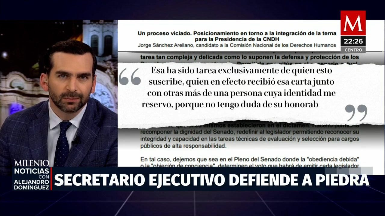 CNDH defiende a Rosario Piedra tras la controversia de la carta falsa de recomendación