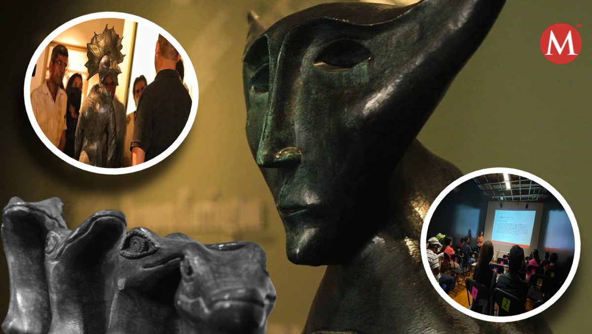 Cuenta con una exposición permanente de 53 esculturas, 30 en exhibición, 10 fotografías en canvas  Foto: Museo Leonora Carrington
