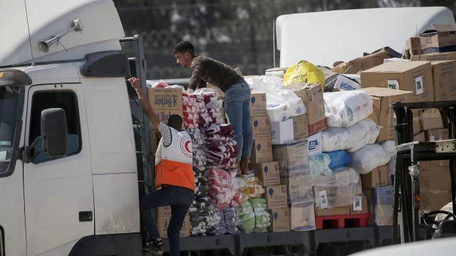 Israel abre nuevo punto de paso para ayuda humanitaria en Gaza. | Foto: EFE