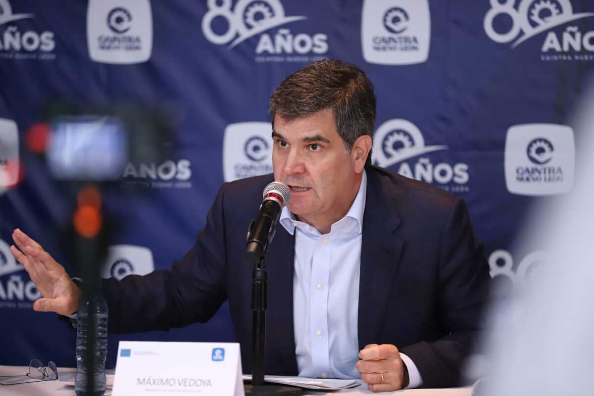Máximo Vedoya, presidente de la Cámara de la Industria de Transformación (Caintra). Foto: Luis Guerra