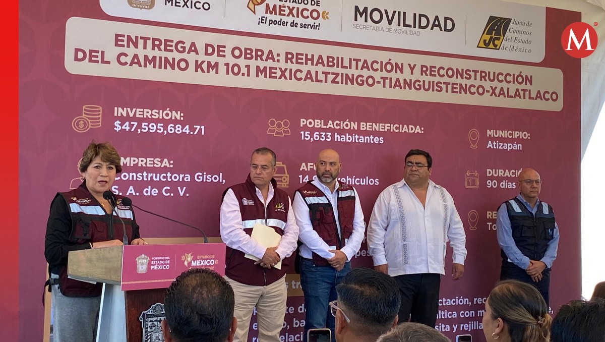 El mejoramiento de calles y avenidas en Edomex es por el bienestar de sus ciudadanos. Foto: (Especial)