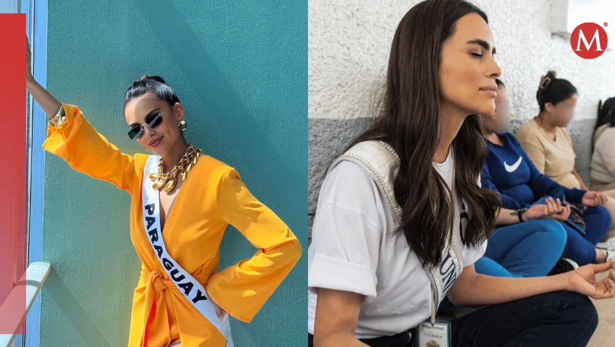 Naomi Méndez, Miss Universo Paraguay 2024, da platica sobre salud mental en cárcel de México