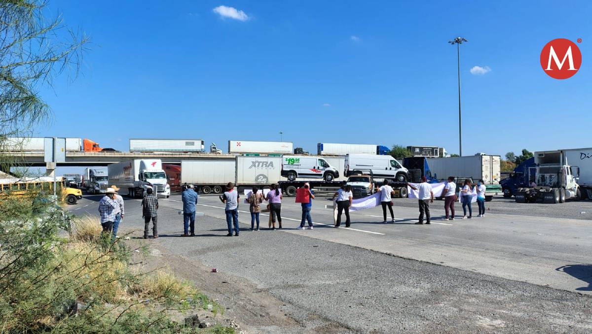 Por manifestación, cierran Libramiento Nuevo Laredo Dos