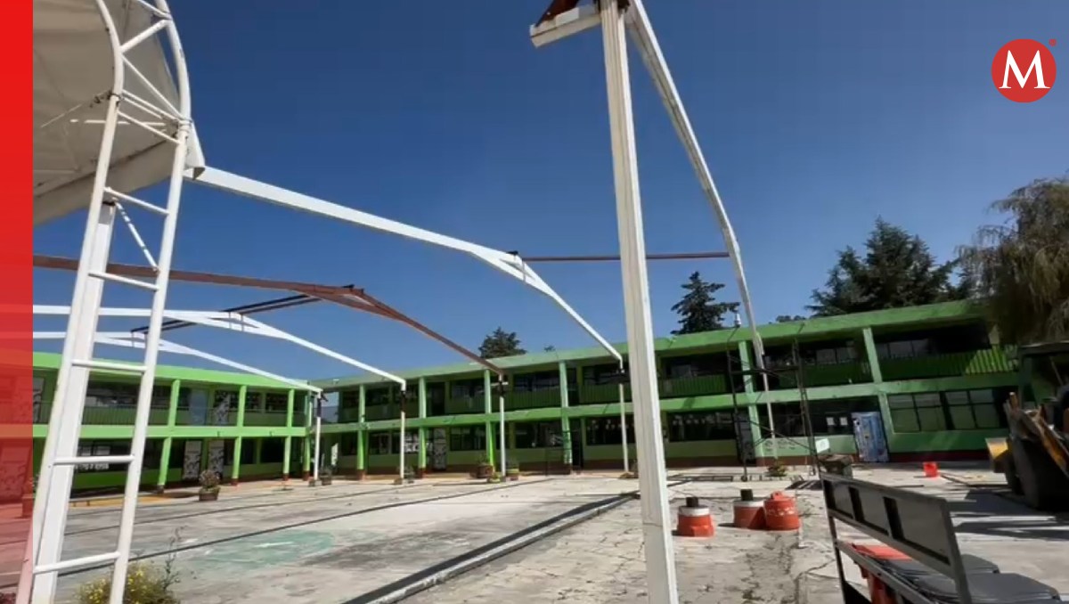 Protección Civil dictaminó que la estructura del arcotecho era riesgosa debido a que no cumplía con los protocolos. Foto: (Mario C. Rodríguez)