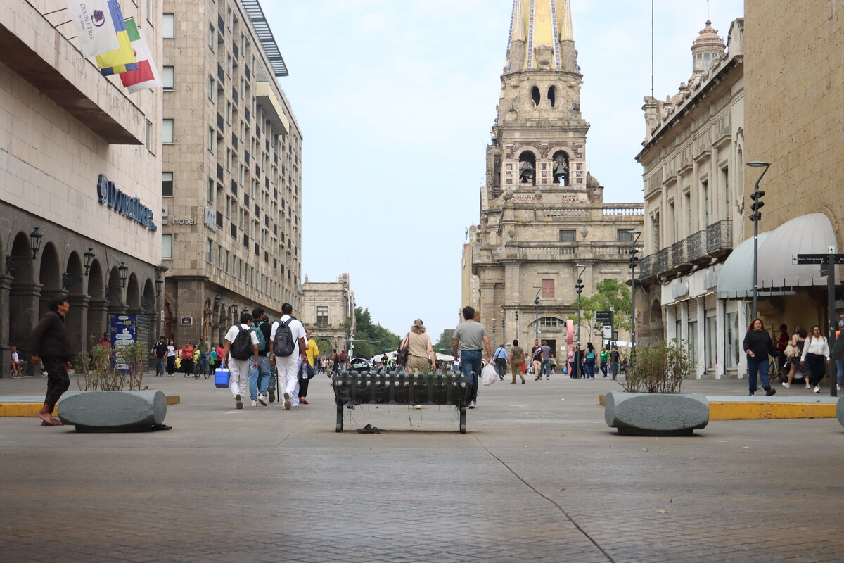 Refuerzan seguridad en Centro Histórico de Guadalajara (Cortesía)