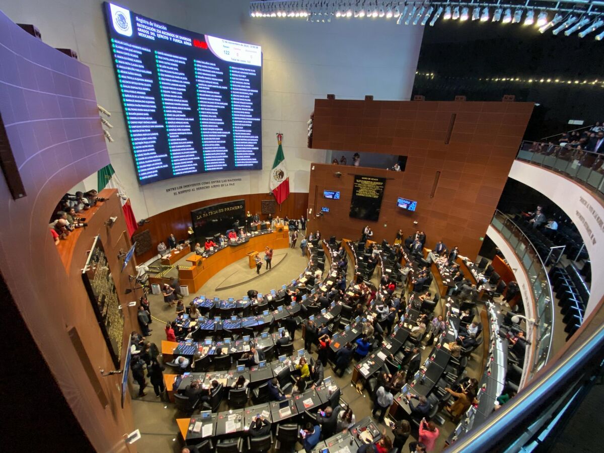 Sesión del Senado donde se votó por la nueva titular de la Comisión Nacional de los Derechos Humanos. | Cuartoscuro