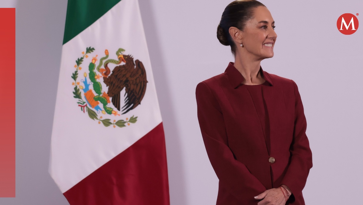 Conferencia mañanera en el Salón de Tesorería en Palacio Nacional hoy. | Cortesía