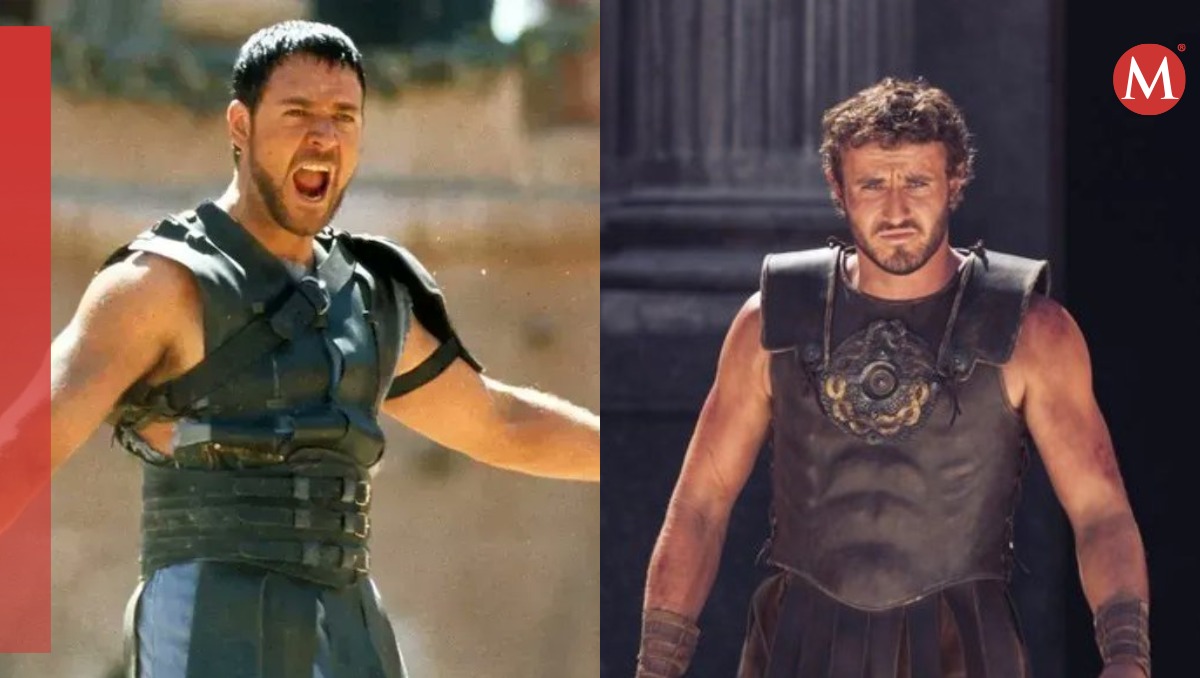 Gladiador 2. Lucio es hijo de Máximo