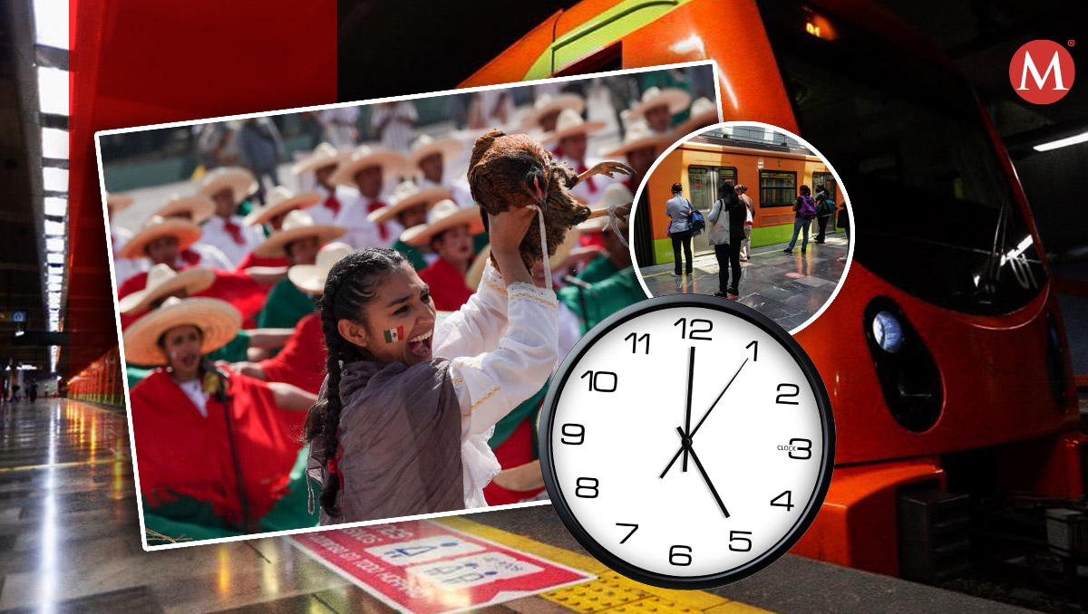 El horario del Metro cambia en días festivos (fotos: Cuartoscuro/diseño: Samantha Martz)