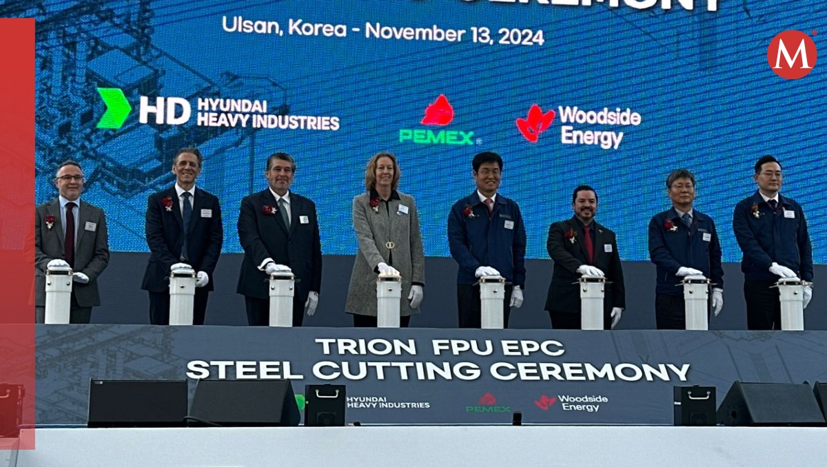Inicia en Corea construcción de plataforma petrolera a instalarse en Tamaulipas