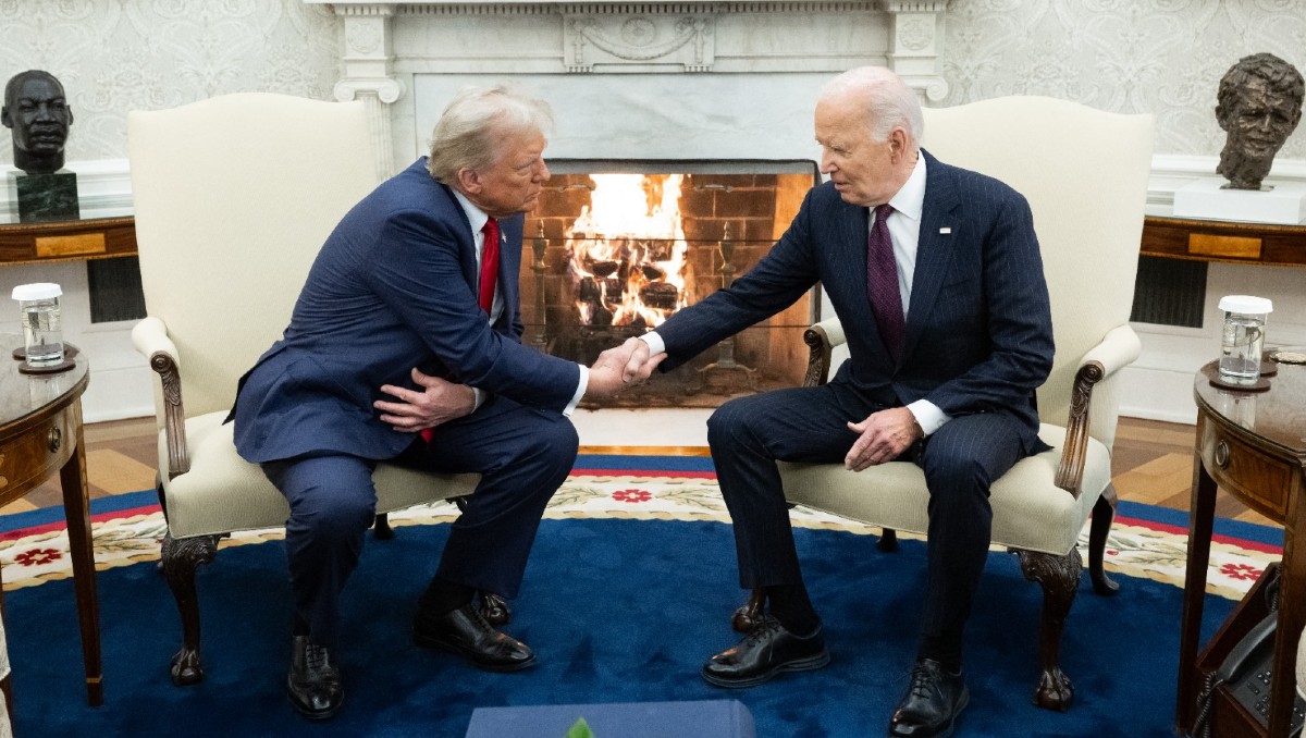 Joe Biden se reúne con Donald Trump en la Casa Blanca | AFP