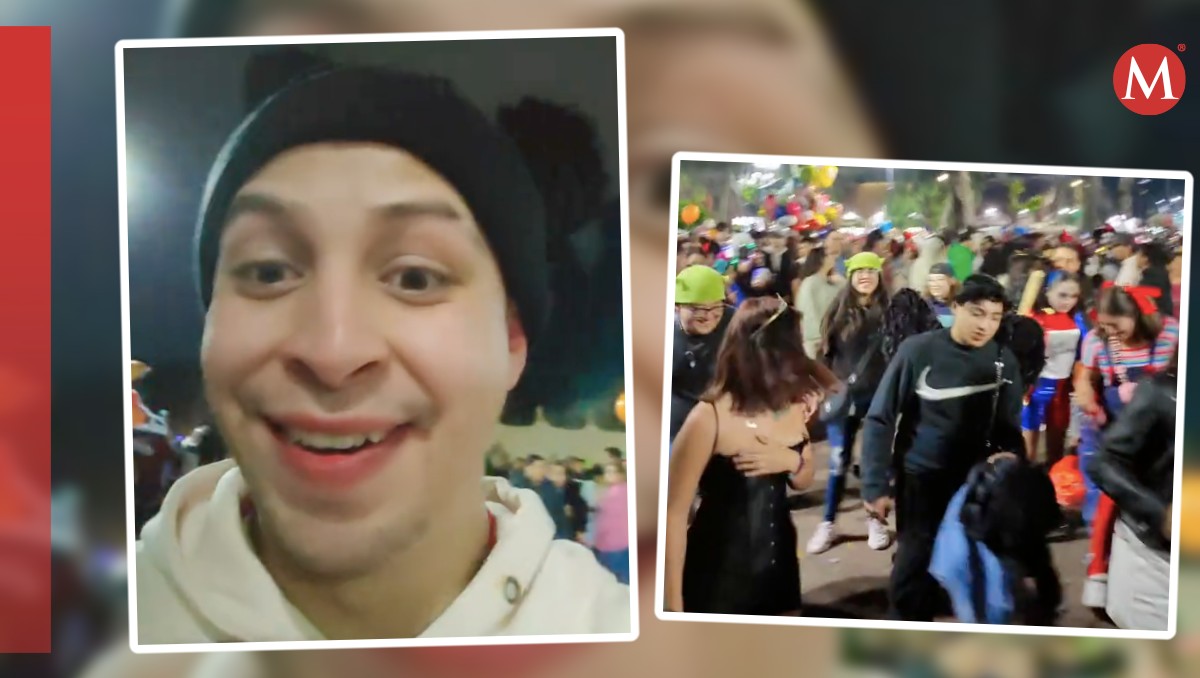 Joven pone Payaso del Rodeo en Coyoacán y hace bailar a toda la gente