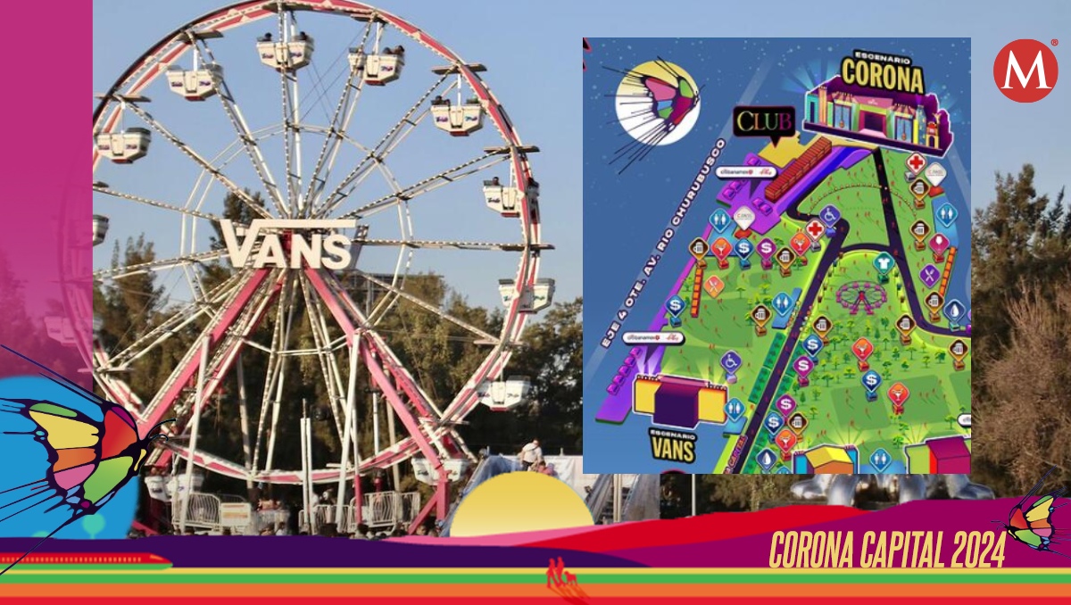 Mapa del Corona Capital genera críticas entre los usuarios | Especia