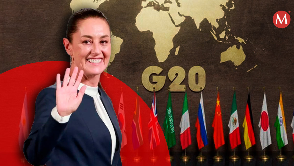 Sheinbaum representará a México en la cumbre del G20 | Diseño: Samantha
