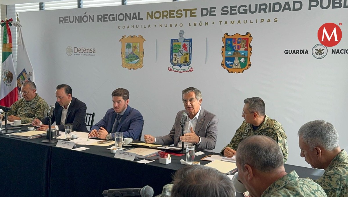 Américo Villarreal acude reunión con Samuel García y Manolo Jiménez.
