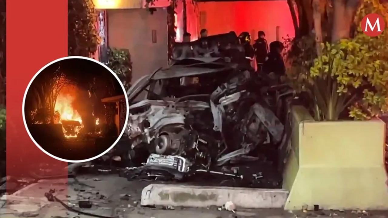 Automovilista fallece calcinado tras choque en Paseo de la Reforma ...